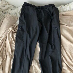 Black Joggers with multiple pockets
